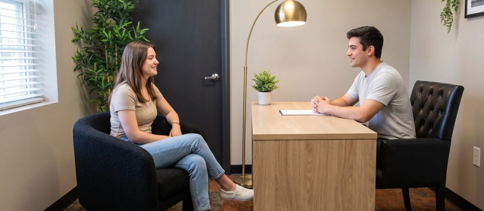 One-on-one sessions are a key part of our outpatient rehab in Indiana, giving clients dedicated time with a counselor to work through goals in a comfortable, private setting